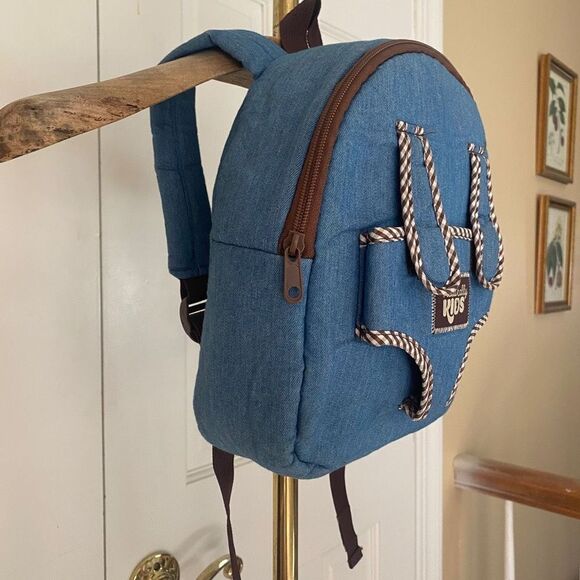 Naturally Kids Toddler Blue Chambray Backpack - Picture 4 of 7